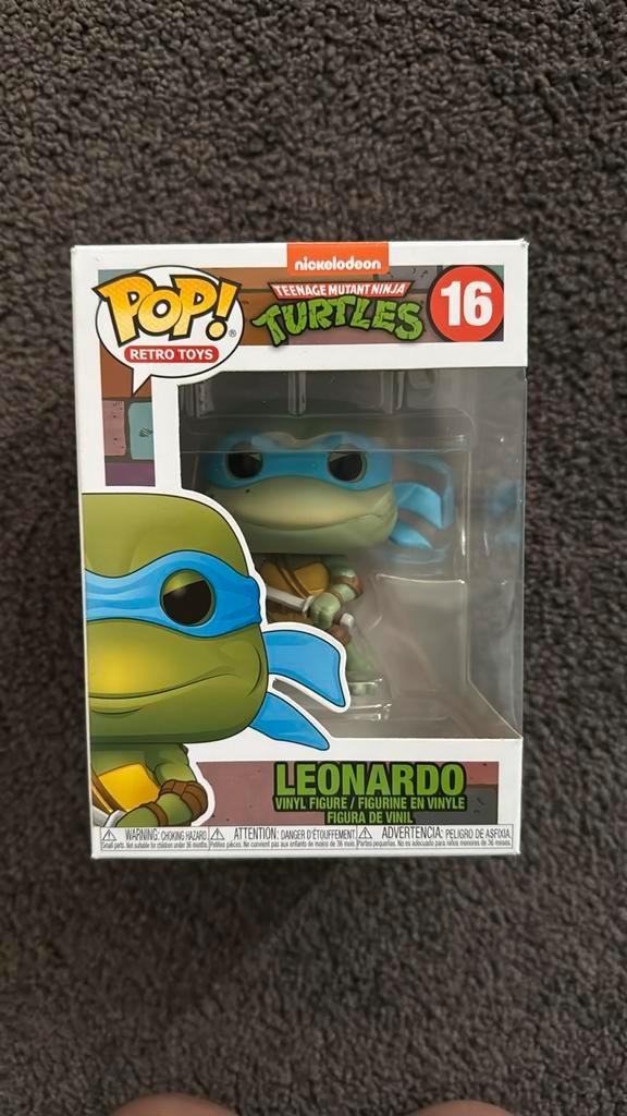 Funko pop ninja turtles leonardo 16, Verzamelen, Poppetjes en Figuurtjes, Zo goed als nieuw, Ophalen of Verzenden