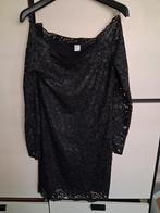 H&M Dames Jurk  40, Maat 38/40 (M), H&M, Zwart, Ophalen of Verzenden
