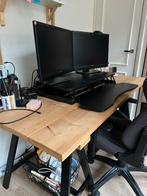 Untreated Wood Desk, Huis en Inrichting, Bureaus, Ophalen, Zo goed als nieuw, Bureau