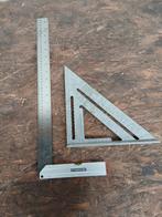 Meetgereedschap set: Winkelhaak, gradenboog, waterpas, Antiek en Kunst, Ophalen of Verzenden