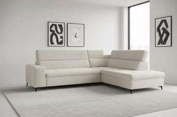 Nieuwe trendy hoekbank met bed en opberg diverse kleuren  beschikbaar voor biedingen