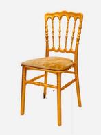 Gouden Napoleon Stoelen - Elegant en Stijlvol, Gebruikt, Overige kleuren, Ophalen of Verzenden, Vijf, Zes of meer stoelen