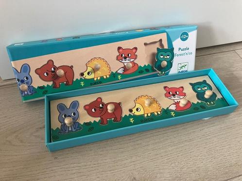 Houten kinderpuzzel van Djeco vanaf 1 jaar, Kinderen en Baby's, Speelgoed | Kinderpuzzels, Zo goed als nieuw, 6 maanden tot 2 jaar