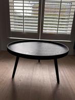Bijzettafel zwart woood mesa 60 cm, Huis en Inrichting, Tafels | Salontafels, Ophalen, Gebruikt, 50 tot 100 cm, Rond