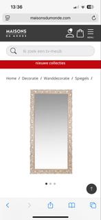 Barok Spiegel Maison du Monde 80x190 Whitewash, Huis en Inrichting, Woonaccessoires | Spiegels, Ophalen, Zo goed als nieuw, 75 tot 100 cm