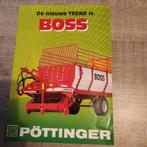 Pöttinger Boss Brochure - Landbouwvoertuig, Ophalen of Verzenden, Gelezen, Algemeen, Pöttinger