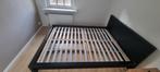 Tweepersoonsbed, Huis en Inrichting, Slaapkamer | Bedden, Ophalen, Zwart, Tweepersoons, 140 cm