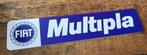 FIAT Multipla -  showroom  kentekenplaat, Ophalen of Verzenden, Zo goed als nieuw, Auto's