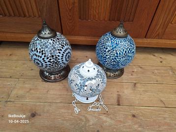3 Oosterse hang lampen  beschikbaar voor biedingen