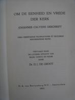 Om de eenheid en vrede der kerk., Ophalen of Verzenden, Nieuw, Dr. D.J. de Groot, Christendom | Protestants