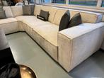 Luxe Velvet Teddy Hoekbank Richard 250x310cm NIEUW - Uniek, Huis en Inrichting, Banken | Bankstellen, Oosterbaan, Info@oosterbaanwonen.nl