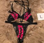 Lak lingeriesetje, Kleding | Dames, Verzenden, Zwart, Body of Korset