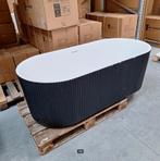 Mat wit en mat zwart ligbad van 170 x 80 x 59 cm nr155, Ophalen of Verzenden, Nieuw