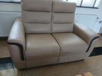 Leder leer  leren 2 en 3 zits bankstel relax, Ophalen, Gebruikt, 200 tot 250 cm, Leer
