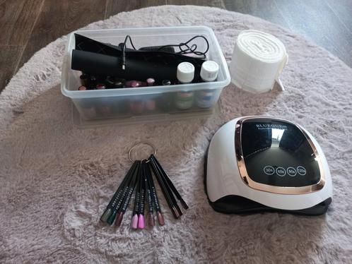 Pink gellac set, Sieraden, Tassen en Uiterlijk, Uiterlijk | Cosmetica en Make-up, Zo goed als nieuw, Handen en Nagels, Roze, Ophalen