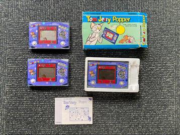 Vintage Tom & Jerry Popper LCD Game– met doos en handleiding beschikbaar voor biedingen