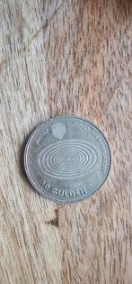Nederlandse 10 gulden munt uit 1999, zilveren Millenniummunt, Postzegels en Munten, Munten | Nederland, Ophalen, Koningin Beatrix