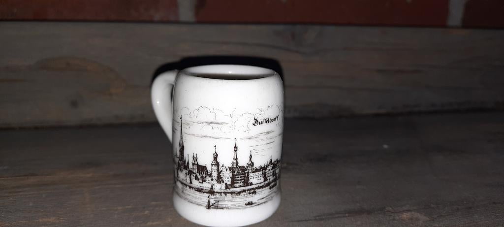 Kleine vintage miniatuur bierpullen., Ophalen of Verzenden