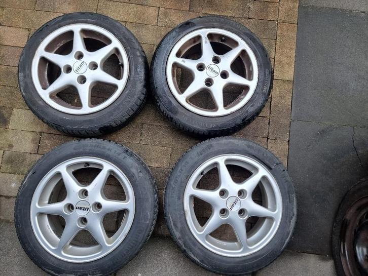 14" Velgen met banden voor Toyota Aygo Citroen C1 107, Auto-onderdelen, Banden en Velgen, Velg(en), All Season, 14 inch, 155 mm