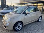 Fiat 500 1.2 Cappucino|Pano|Sensor|GroteScherm, Auto's, Gebruikt, 4 cilinders, Bruin, Leder en Stof