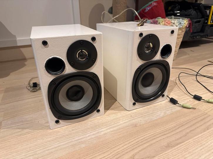 Zelfgemaakte Speakers - DIY Audio, Audio, Tv en Foto, Luidsprekers, Gebruikt, Front, Rear of Stereo speakers, Minder dan 60 watt