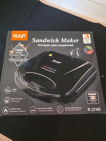 RAF Sandwich Maker - Nieuw in doos! beschikbaar voor biedingen