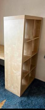 Kallax kast eiken 8 vakken, Huis en Inrichting, Ophalen, Met plank(en), 100 tot 150 cm, Eikenhout