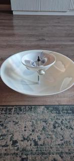 Witte Plafondlamp met Wolken Design, Huis en Inrichting, Lampen | Plafondlampen, Ophalen of Verzenden, Gebruikt, Kunststof, Kindvriendelijk