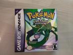 Pokemon Emerald GBA versie, Spelcomputers en Games, Games | Nintendo Game Boy, Avontuur en Actie, Gebruikt, 1 speler, Ophalen of Verzenden