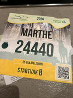 Midwinter Marathon Apeldoorn 2026 - Startnummer Marthe, Ophalen of Verzenden, Nieuw, Overige typen, Overige merken