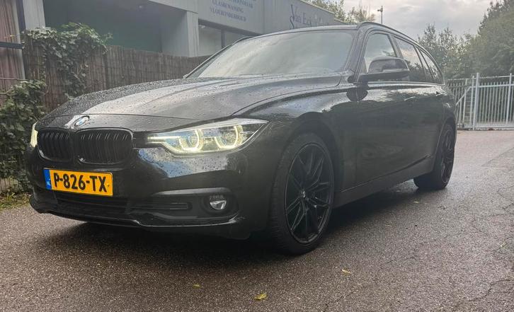 BMW 3-Serie 316d 116pk Aut 2019 Zwart Touring, Auto's, BMW, Particulier, 3-Serie, Diesel, Stationwagon, Automaat, Geïmporteerd