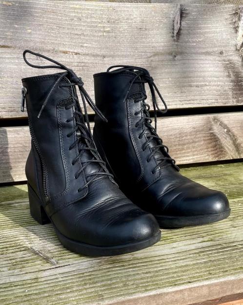 Wolky Forth zwarte veterlaarzen maat 37, Kleding | Dames, Schoenen, Lage of Enkellaarzen, Zwart, Ophalen of Verzenden