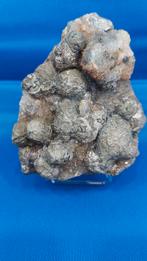 Sfaleriet over pyriet bollen op quartz, Ophalen of Verzenden, Mineraal