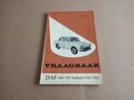 Instructieboekje: DAF 600-750-daffodil (1959-1962), Auto diversen, Handleidingen en Instructieboekjes, Verzenden