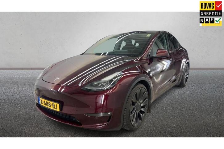 Tesla Model Y Performance AWD 75 kWh, Auto's, Tesla, Bedrijf, Te koop, Model Y, 4x4, ABS, Airbags, Airconditioning, Bluetooth