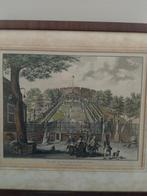 Abraham Delfos ( 1731 - 1820 ) 18e eeuwse ets Leiden, Antiek en Kunst, Kunst | Etsen en Gravures, Ophalen of Verzenden
