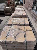 Nieuwe gele flagstones. Natuursteen. Tegels. Terras., Ophalen, Nieuw, Terrastegels, Natuursteen