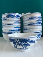 Partij chinese rijstkommen met lepel 40 stuks, Ophalen of Verzenden, Nieuw, Overige stijlen, Kom(men)