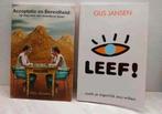 Gijs Jansen - Leef! & Acceptatie en bereidheid €20.00 vaste, Ophalen of Verzenden, Zo goed als nieuw