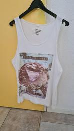 Een stoere Heren tanktop mt L, Ophalen of Verzenden, Gedragen, Maat 52/54 (L), Wit