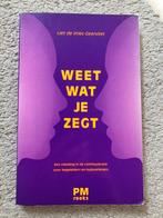 Weet Wat Je Zegt - Communicatiegids, Boeken, Ophalen of Verzenden, Gelezen, Overige onderwerpen