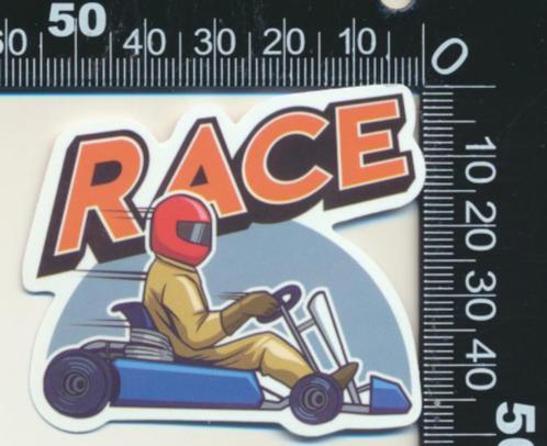 Sticker: Karten (7) - Race, Verzamelen, Stickers, Zo goed als nieuw, Sport, Verzenden