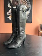 Nalini Laarzen - Maat 38.5 - Italiaans Leer, Kleding | Dames, Schoenen, Ophalen of Verzenden, Zo goed als nieuw, Zwart, Hoge laarzen