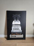 Fashion schilderij: chanel, prada, hermes, dior, Ophalen, Zo goed als nieuw, Schilderij, 75 cm of meer