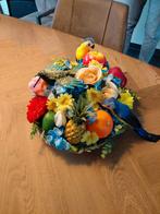 Tropische Carnavalshoed met Vogels en Fruit, Ophalen of Verzenden, Zo goed als nieuw