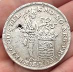Dukaat Zeeland Provinciaal 1750 zilver zeer schaars, Postzegels en Munten, Munten | Nederland, Vóór koninkrijk, Zilver, Losse munt