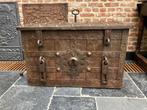 grote zware Armada chest geldkist schatkis17e eeuw izgs, Antiek en Kunst, Ophalen