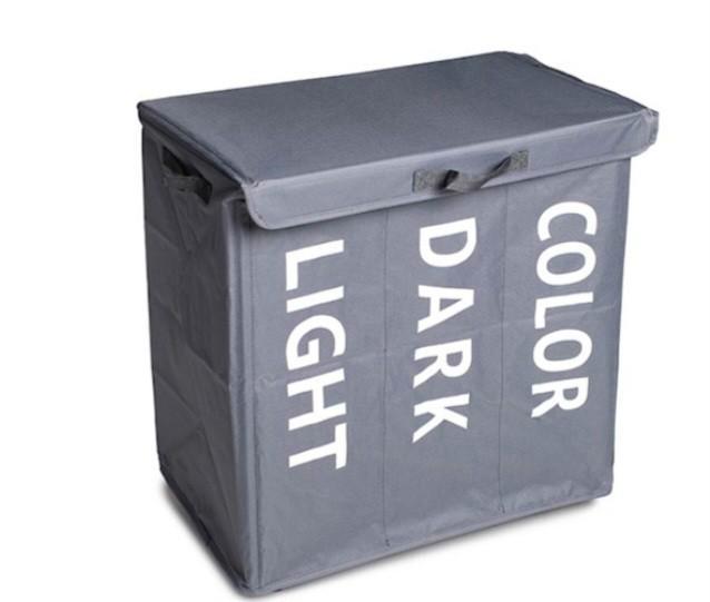 Shine XL wasmand 
3 Vakken en 4 Wielen - 120 Liter., Huis en Inrichting, Badkamer | Badtextiel en Accessoires, Nieuw, Grijs, Ophalen of Verzenden