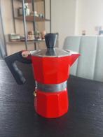 Barazzoni Mokapot Rood - 1 Persoon, Ophalen of Verzenden, Gebruikt, Aluminium, Overige typen