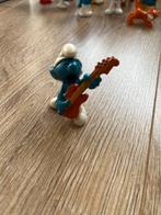 Muzieksmurf met Gitaar, Ophalen of Verzenden, Gebruikt, Muzieksmurf, Poppetje, Figuurtje of Knuffel